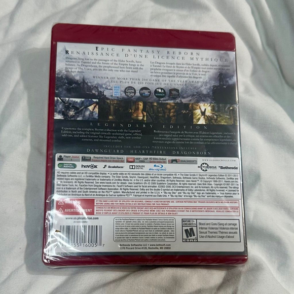 PS3 Skyrim Legendary Edition NEW SEALED Game - Picture 2 of 2